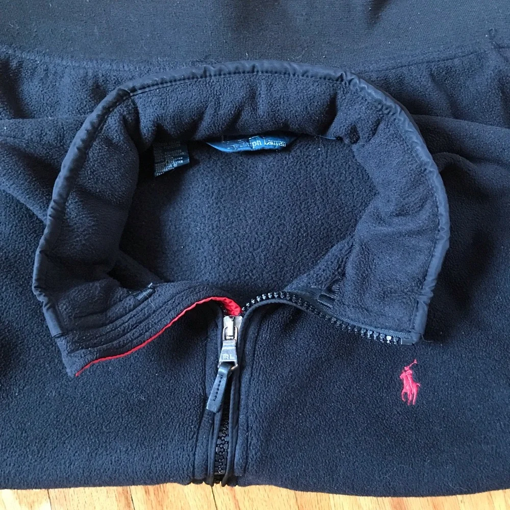 Polo by Ralph Lauren Black Fleece Full Zip Jacket XXL